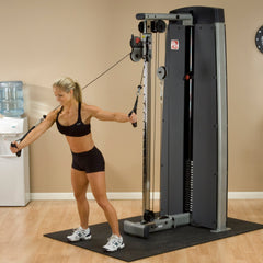 Body Solid Pro Dual Adjustable Cable Column Machine DPCCF