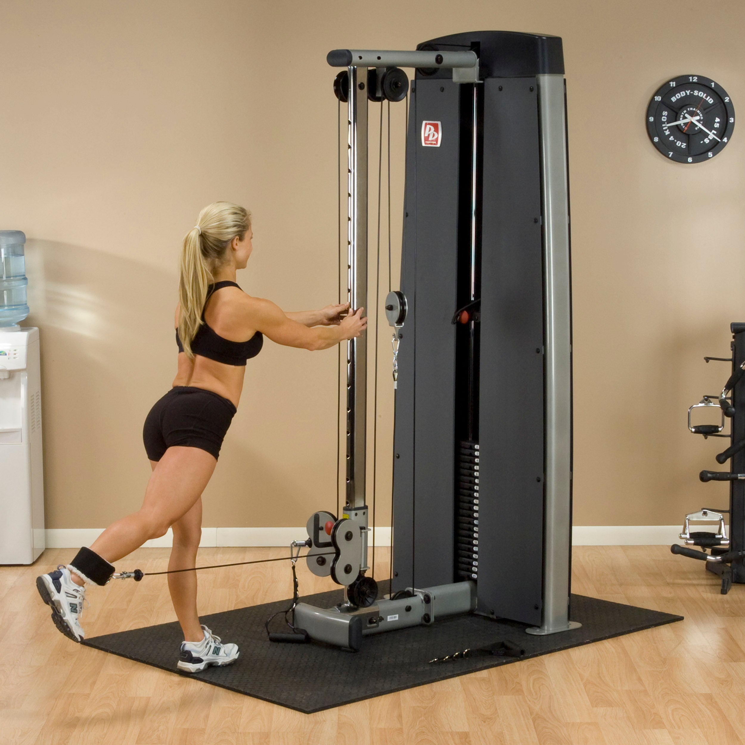 Body Solid Pro Dual Adjustable Cable Column Machine DPCCF