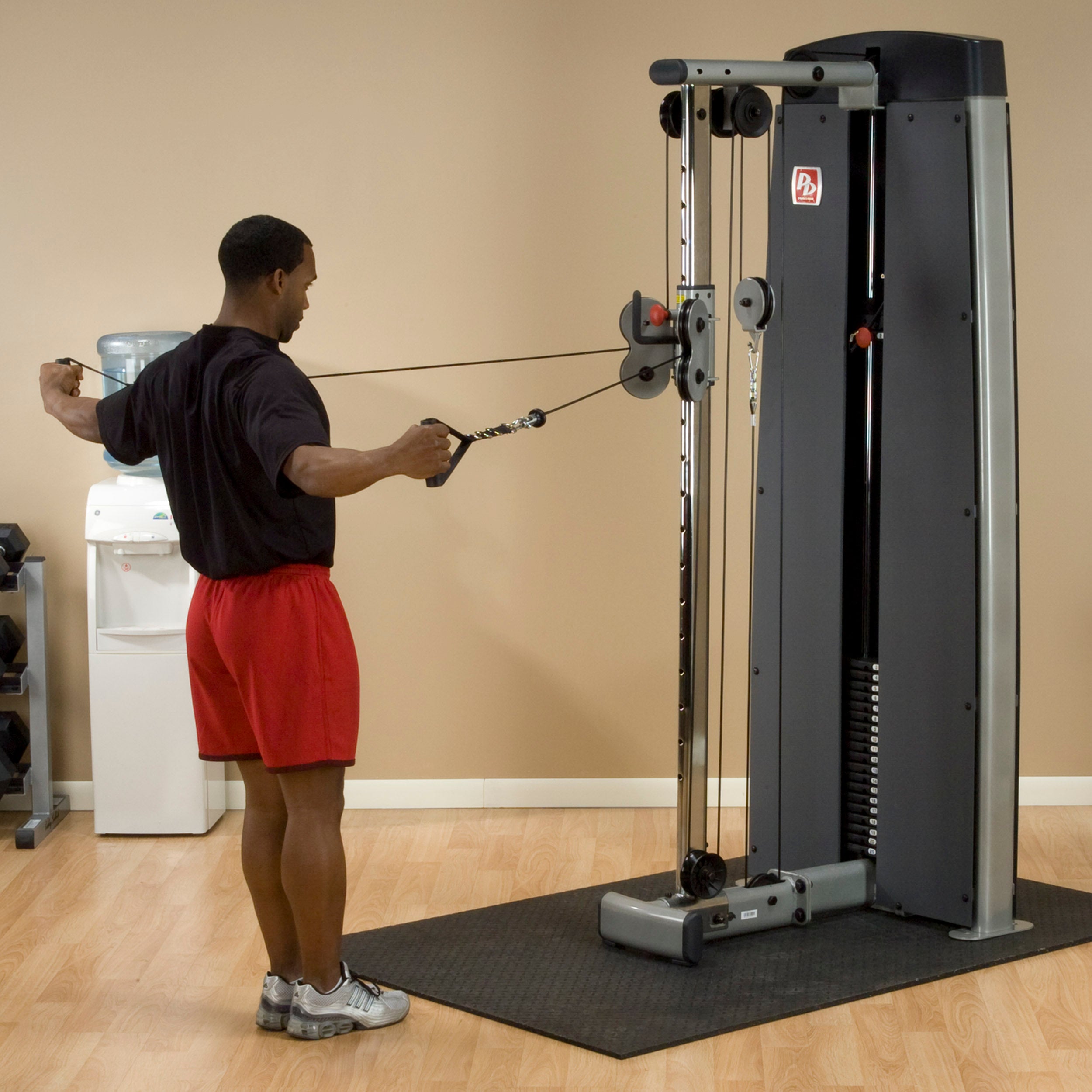 Body Solid Pro Dual Adjustable Cable Column Machine DPCCF