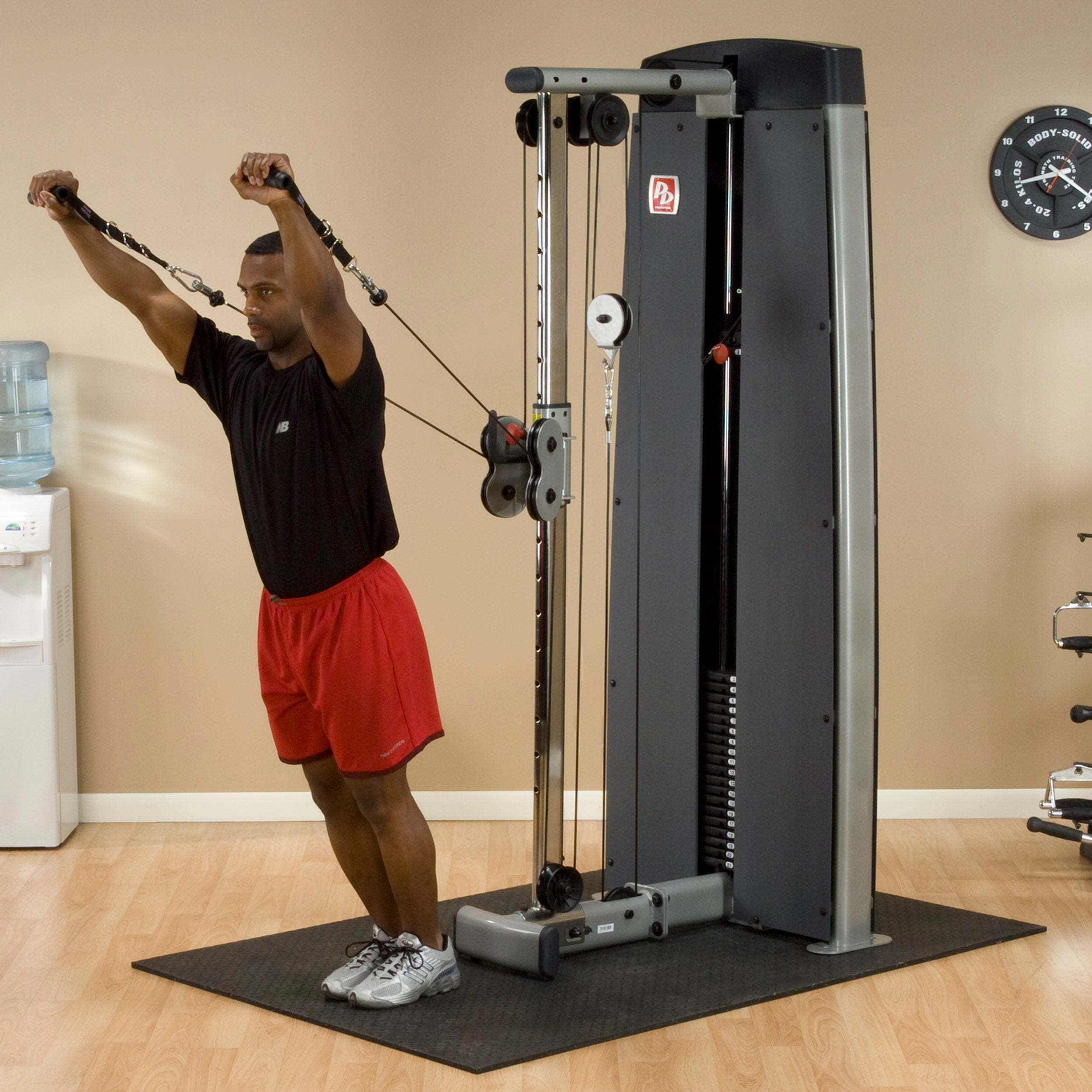 Body Solid Pro Dual Adjustable Cable Column Machine DPCCF