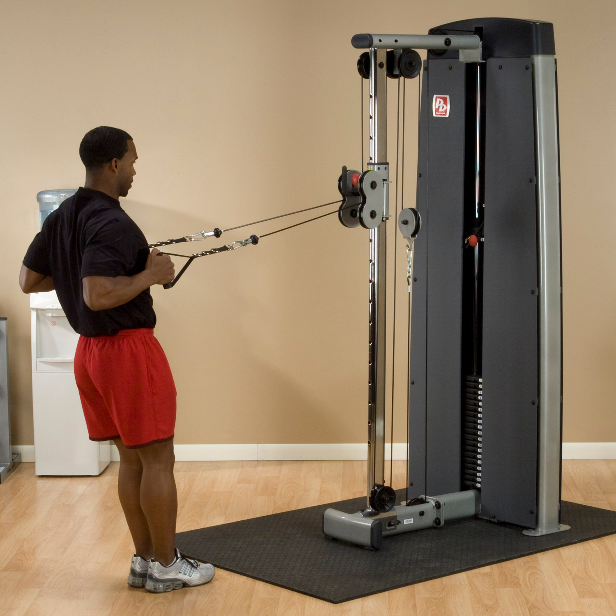 Body Solid Pro Dual Adjustable Cable Column Machine DPCCF