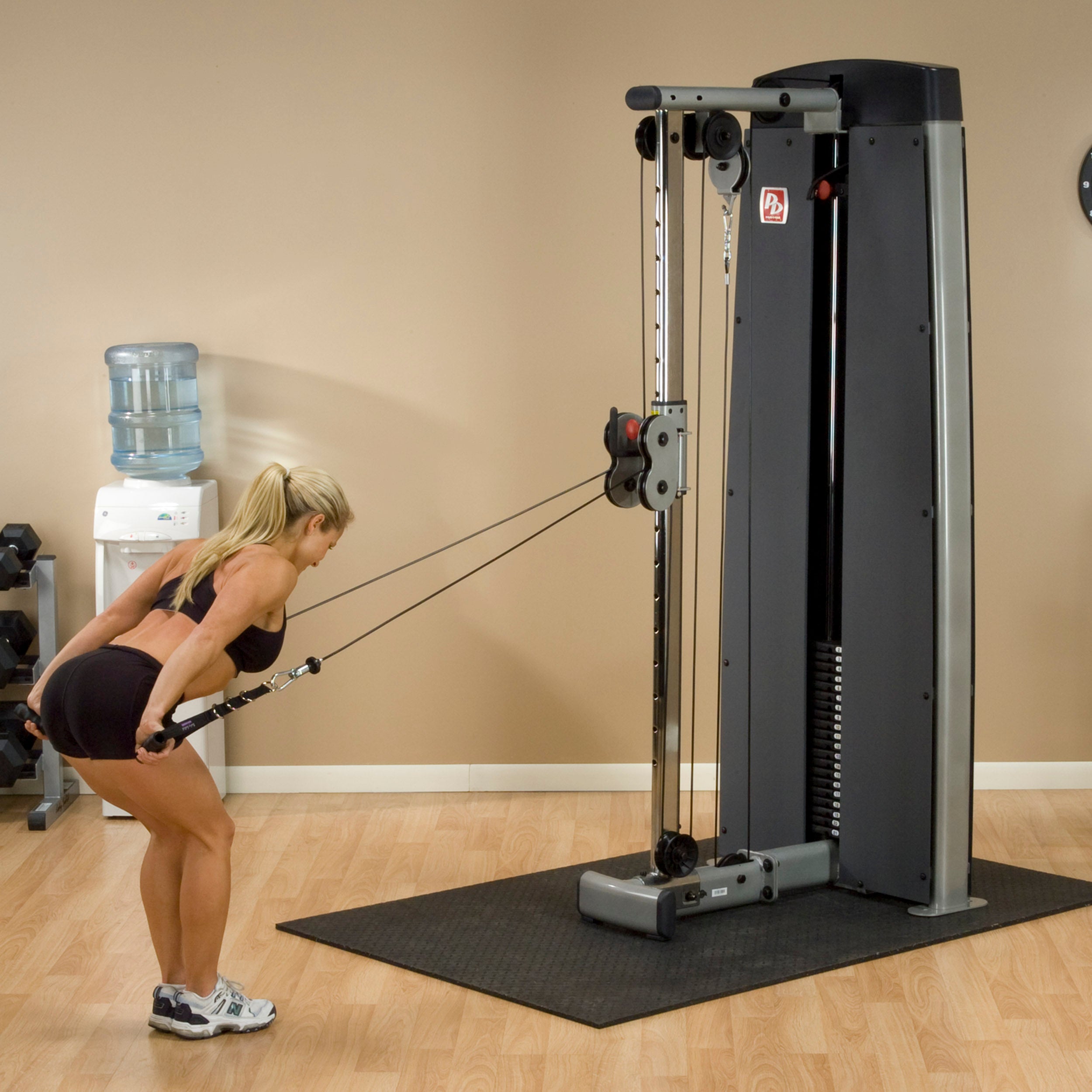 Body Solid Pro Dual Adjustable Cable Column Machine DPCCF