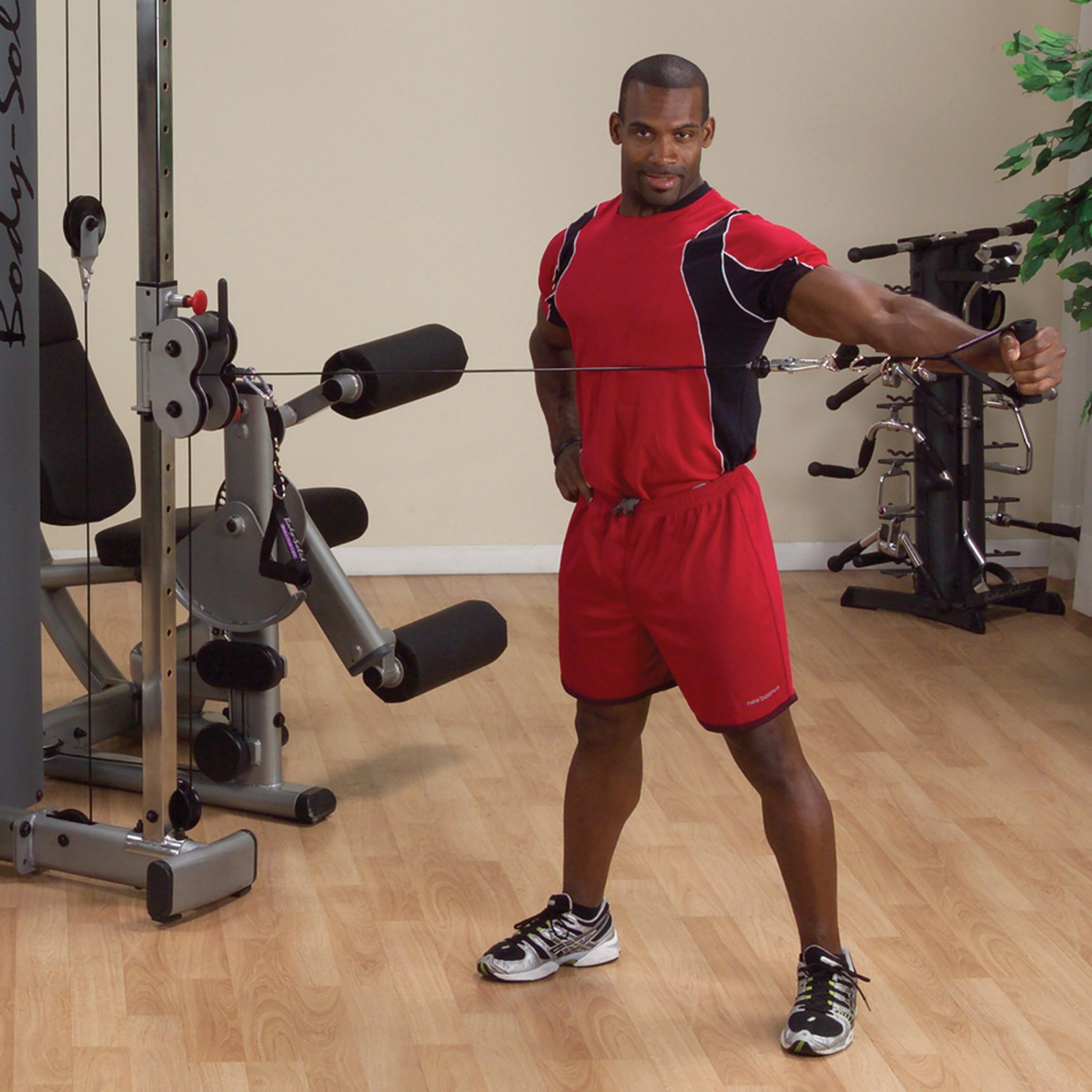 Body Solid Pro Dual Adjustable Cable Column Machine DPCCF