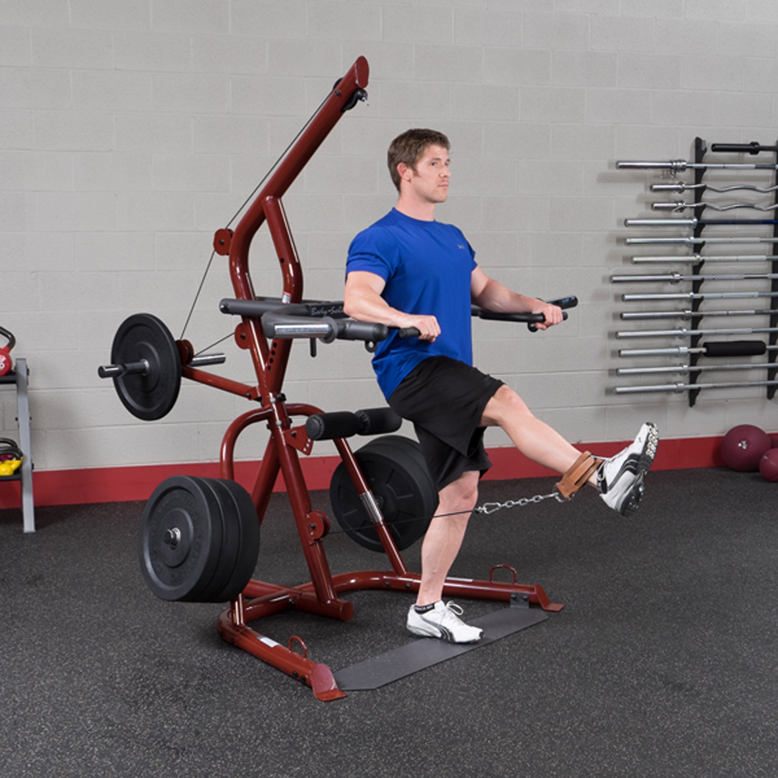 Body Solid Corner Leverage Gym Package GLGS100P4