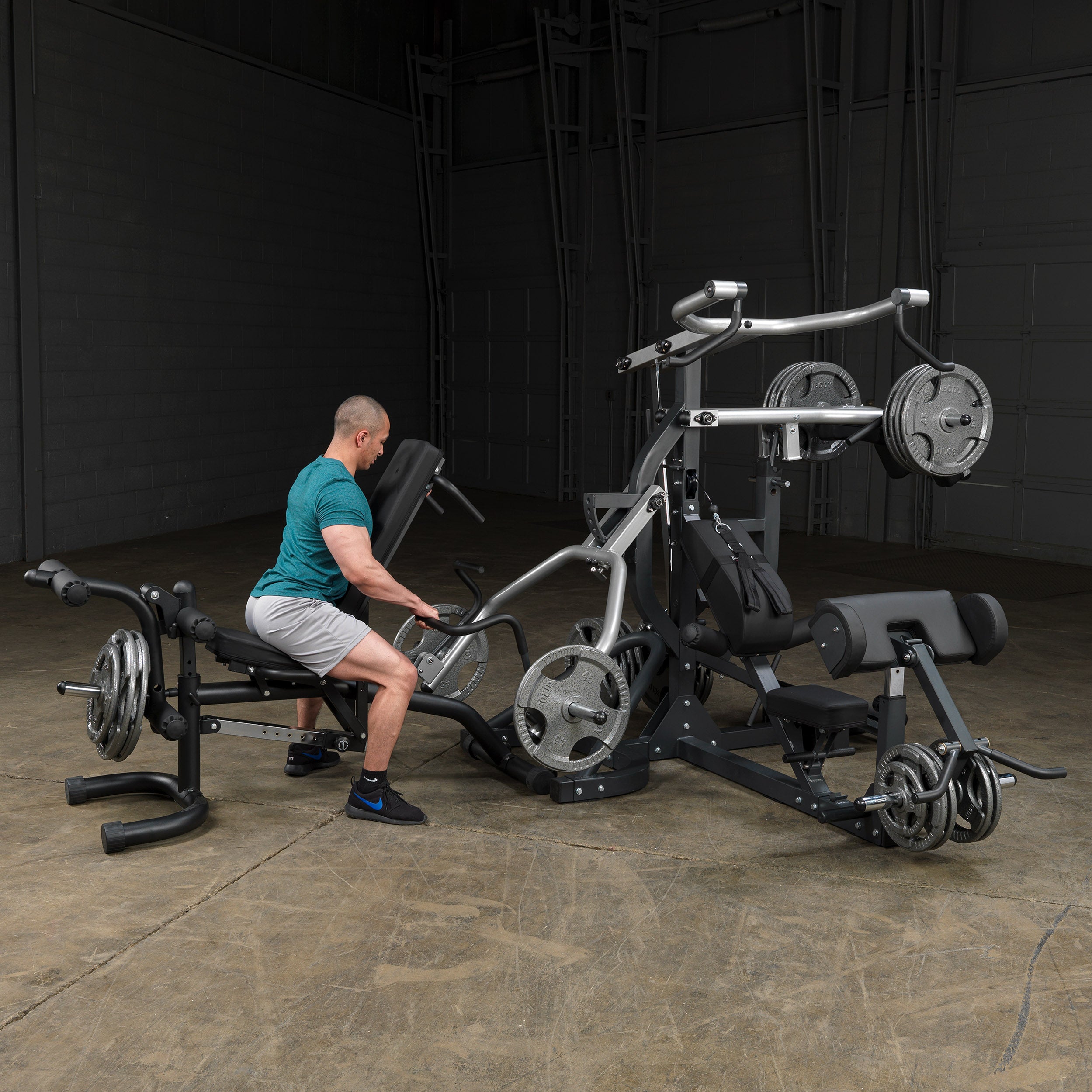 Body Solid Free Weight Leverage Gym SBL460P4