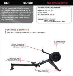 TKO AirRaid Rower 8AR