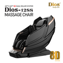 Dios-1288 Massage Chair 8D AI Dual Air Tech Touch Roller SL-track with Brain Relaxation Program