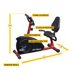 Best Fitness Recumbent Exercise Bike BFRB1